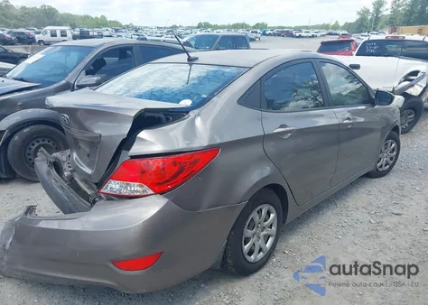 2013 Hyundai Accent Gls из США, поврежденный, VIN KMHCT4AE3DU500413